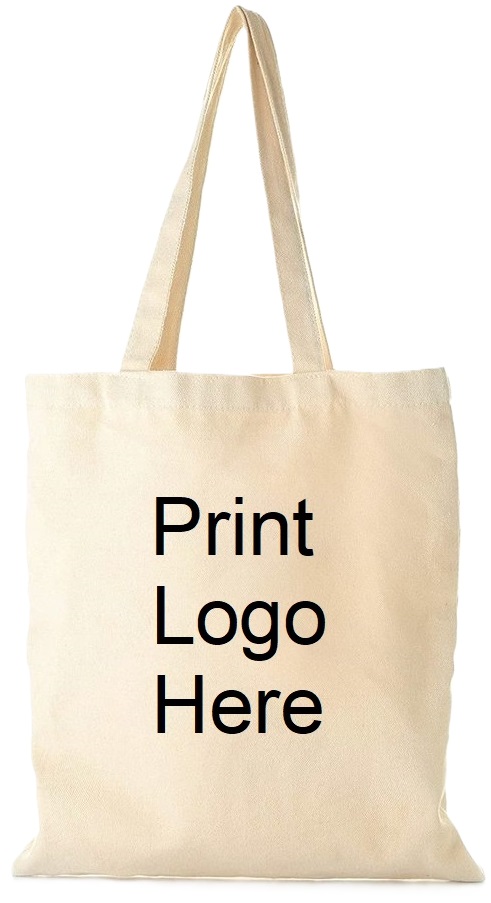 custom print logo on tote bag
